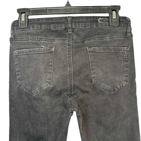 Articles of Society Black High Waisted Skinny Jeans Pants Goth Punk Emo Metal 27 - Picture 6 of 6